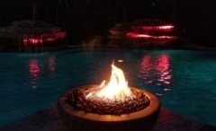 Fire in Pool